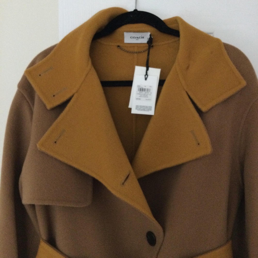 Coach Oversized Stormflap Wool Coat - Picture 9 of 9
